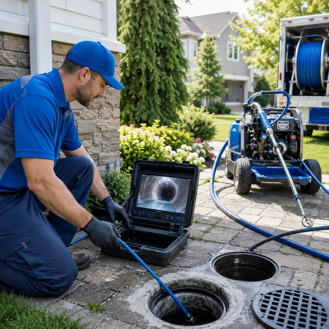 Outdoor drain cleaning professionals serving Rochester, NY